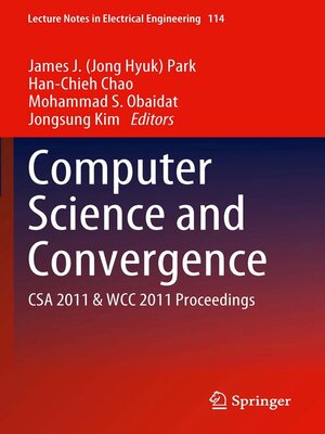 cover image of Computer Science and Convergence